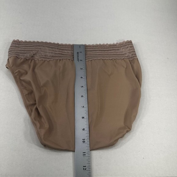 Warner's Women's Size 7 Large Panty Lace Hi Cut No Pinching Beige New With Tags - Picture 7 of 7